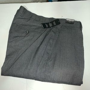 Men’s Attention Dark Gray Slacks 36x32 Modern Fit.